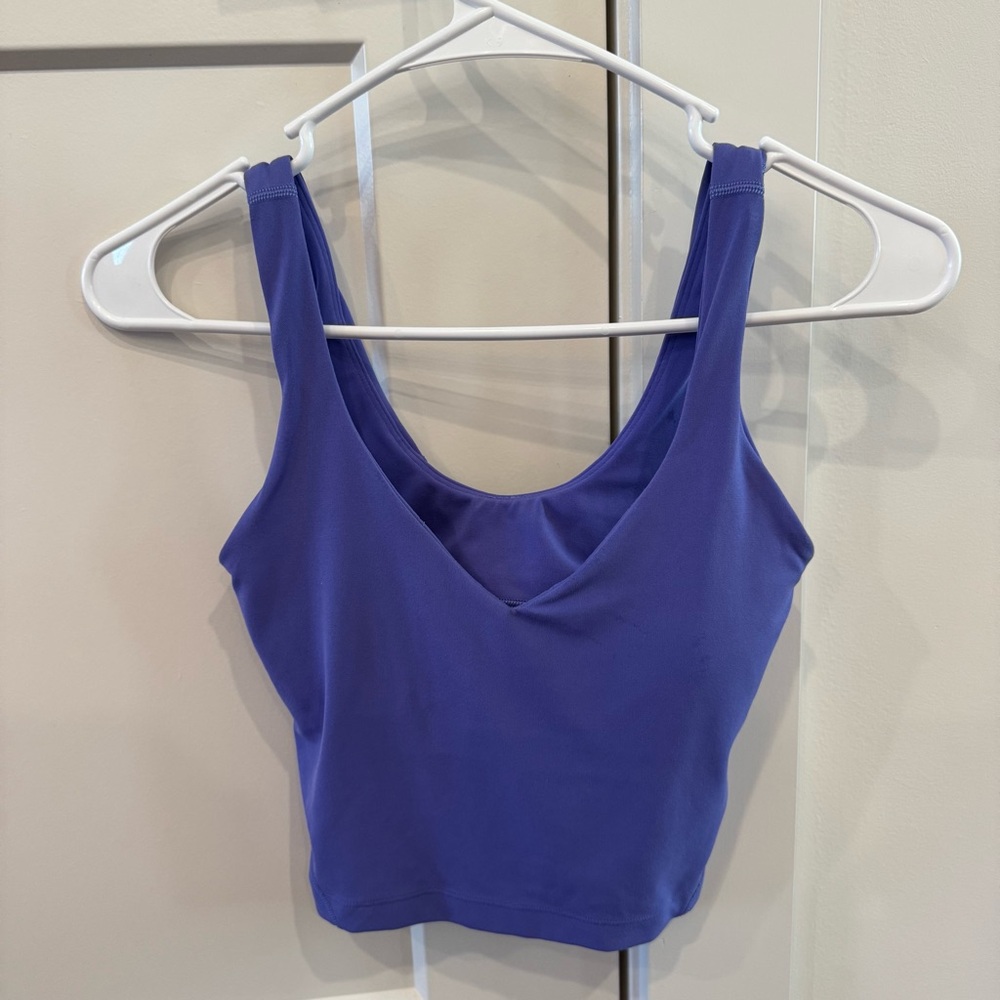 Lululemon Periwinkle / Purple Tank Top with Pads